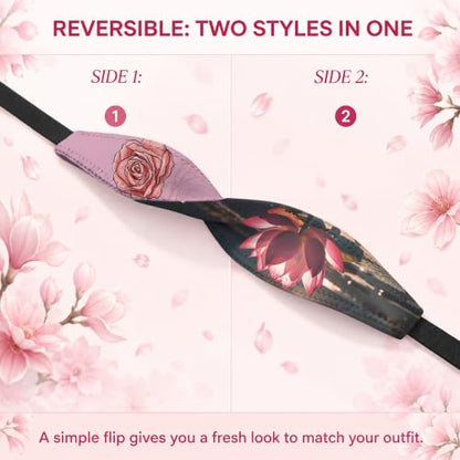 Switchbands Aesthetic Flower Phone Grip – Pack of 2, Reversible Floral Phone Strap, Arthritis Friendly, Anti-Theft Security, Wireless Charging Compatible, Universal Cell Phone Grip - Dahlia Icon - color: Dahlia Icon, size: Pack of 2
