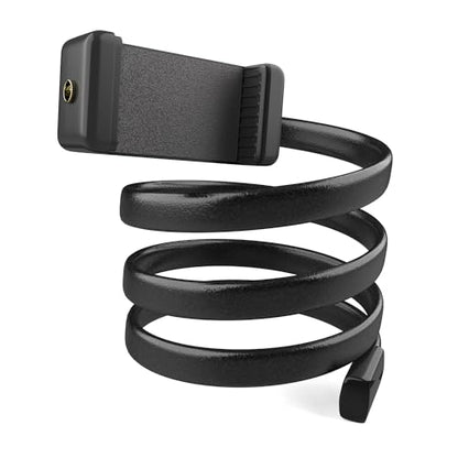 Portable Flexible Adjustable Cell Phone Holder Multi Purpose and Versatile Entangled Mobile Phone Stand Multifunctional and Universal Bedside Bind to Stroller, Bed, Chair, car, Bike, 24inch