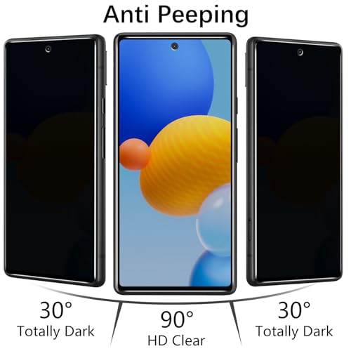 MAYtobe 2 Pack Privacy Screen Protector For Google Pixel 6A Tempered Glass - color: Black