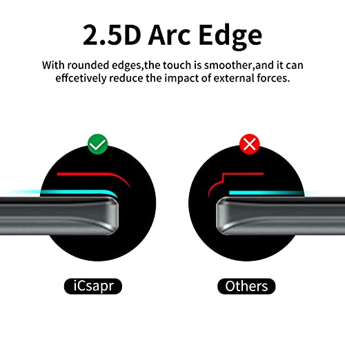 [4 Pack] Glass Screen Protector Compatible for OnePlus 8T 5G and OnePlus 8T+ / Plus 5G[9H Hardness] HD Screen Tempered Glass, Easy Install-[Case Friendly] 2.5D Edge