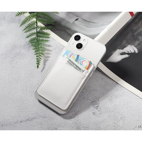 Fulgamo Phone Wallet Stick on,Card Holder for Phone Case,Phone Card Holder