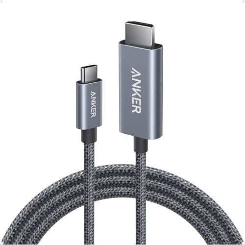 Anker HDMI Cable, 4K@60Hz Ultra-Fast USB C to HDMI Cord, 6ft - size: 6FT