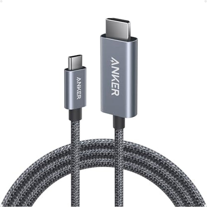 Anker HDMI Cable, 4K@60Hz Ultra-Fast USB C to HDMI Cord, 6ft - size: 6FT