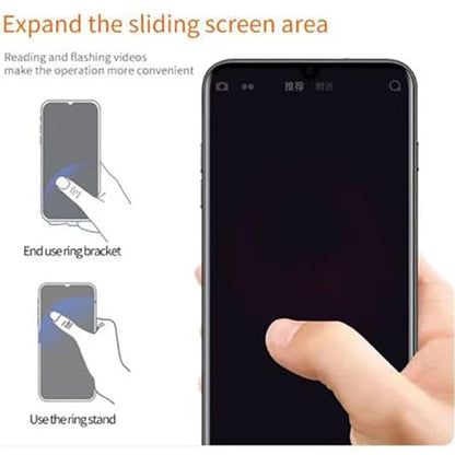Cell Phone Ring Holder,Transparent Phone Ring Grip Holder,360 Degree Rotation Finger Ring Kickstand Compatible with All Smartphone Phone Case