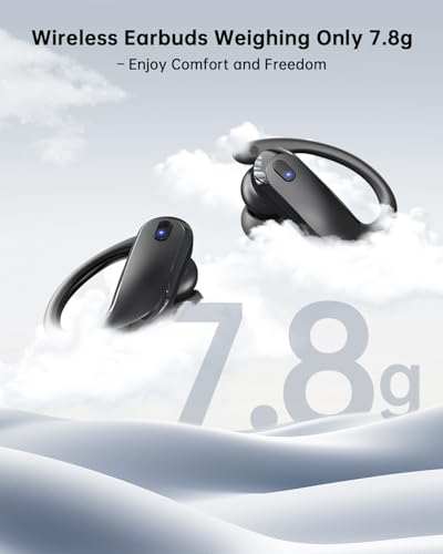Wireless Earbuds,Bluetooth 5.4 Ear buds,Sport Headphones with Earhooks