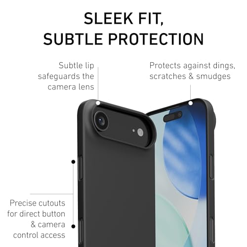 PEEL Magnetic Case for iPhone 17 Air (Black) - color: Black, size: Magnetic
