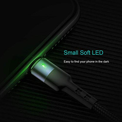 USAMS Multi USB Cable 1ft 2Pack Short 3 in 1 Charging Cable - size: 1FT