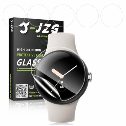 6 Pack for Google Pixel Watch 4/3/2/1 Screen Protector 41mm | Anti Scratch, Soft HD Clear Flexible Film for Pixel Watch 4/3/2/1 , Bubble Free, Touch Sensitive, Anti Fingerprint - size: For Google Pixel Watch 4/3/2/1 41mm 1.61 Inch
