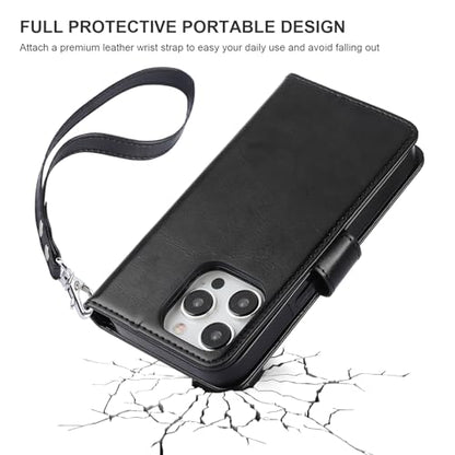 Bocasal for MagSafe Wallet Case Card Holder for iPhone 15 Pro, Black - color: Black for MagSafe