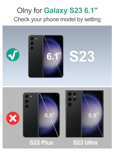 NEWDERY Battery Case for Samsung Galaxy S23 6.1",Slim Charger Case | Qi Wireless Charging, Sync Data Supported, 4700mAh Portable Rechargeble Extended Battery Pack