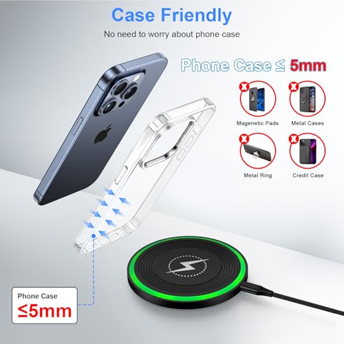 for Pixel Wireless Charger, Fast Wireless Charging Pad for Google Pixel