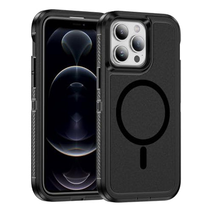 Magnetic for iPhone 13 Pro Case, Compatible with MagSafe, Shockproof Dustproof Drop Proof, Military Grade Double Layer Protection, Black - color: Magnetic Black, size: iPhone 13 PRO