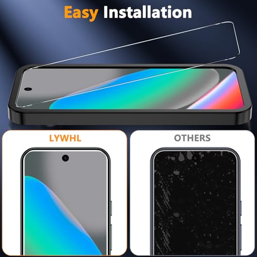 LYWHL 3+2 Pack for Google Pixel 10 Tempered Glass Screen Protector - size: Google Pixel 10