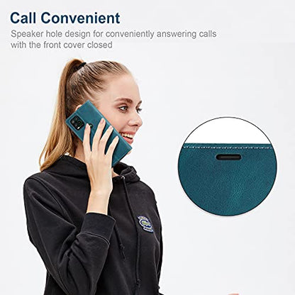 HAII Case for Moto G Stylus 5G 2021,PU Leather Folio Flip Wallet Case with Card Holster Stand Kickstand Magnetic Closure Shockproof Phone Cover for Motorola Moto G Stylus 5G 2021 (Blue) - color: Blue