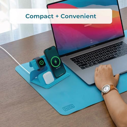 BLACK+DECKER 3 in 1 Charging Station for Apple, (Loch Ness) - color: Loch Ness
