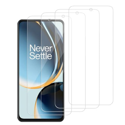 4 Pack Glass Screen Protector Compatible for OnePlus Nord N30 5G 9H Hardness CPH2513 CPH2515 HD Screen Tempered Glass, Scratch Resistant,Easy Install,Case Friendly - size: OnePlus Nord N30 5G