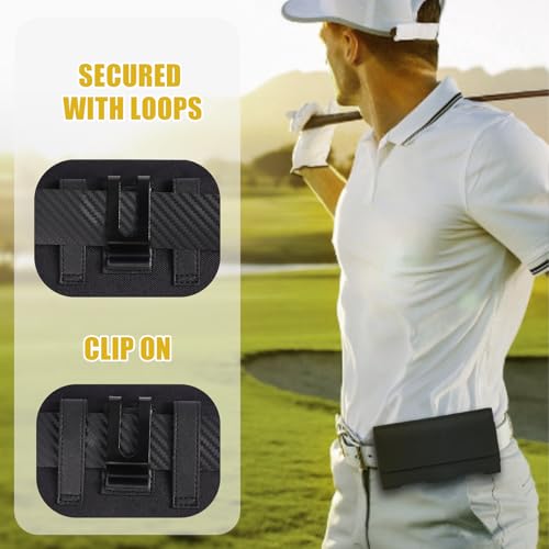 BECPLT Compatible with iPhone 13 Mini 12 Mini SE2 8 7 6 6s Holster Case, Nylon Holster Belt Case with Clip/Loops Belt Pouch Holder for iPhone SE 2022 8 7 6 6s Galaxy S7 - Built in ID Card Slot - color: Black-Nylon, size: S (5.8" x 3" x 0.5")