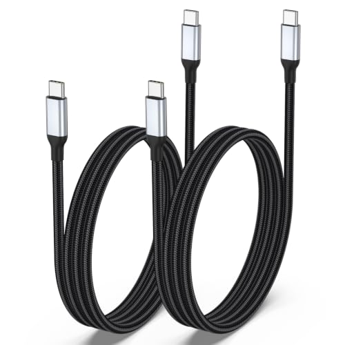 USB C to USB C Cable 3FT 2 Pack 60W Fast Charging USBC Charger - size: 3 ft