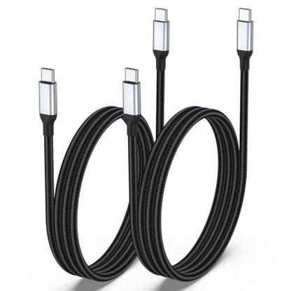 USB C to USB C Cable 3FT 2 Pack 60W Fast Charging USBC Charger - size: 3 ft