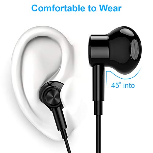 USB C Headphone Right Angle Magnetic Wired Earbuds for iPhone 18 Pro Max 17
