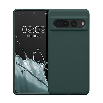 kwmobile Case Compatible with Google Pixel 7 Pro Case - TPU Silicone Phone Cover with Soft Finish - Blue Green - color: blue green, size: Pixel 7 Pro
