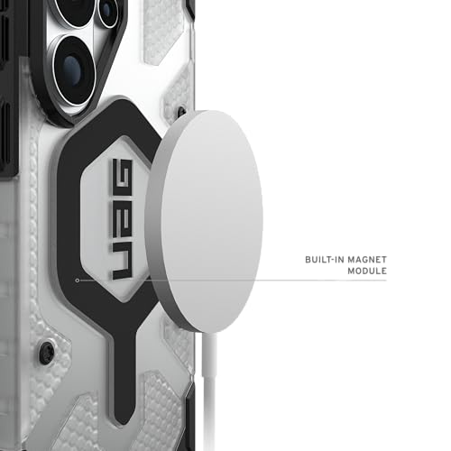 URBAN ARMOR GEAR UAG for Samsung Galaxy S26 Ultra Case 6.9" Pathfinder Clear - Magnetic Charging Compatible Transparent Rugged Military Drop Tested Protective Cover, Ice/Silver - color: Pathfinder Clear - Ice/Silver