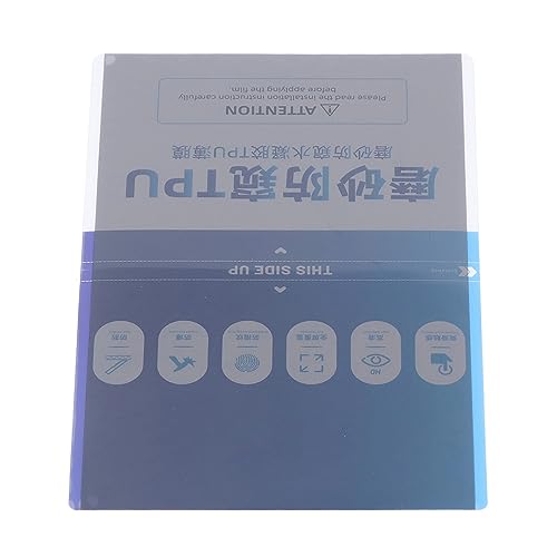 Cellphone Screen Protector Anti Peeping Frosted Hydrogel Film 50 Pcs Set Flexible TPU Anti Fingerprint Anti Sweat for Mobile Phone Watch IOS Earbuds Camera 180x110mm