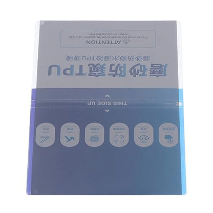 Cellphone Screen Protector Anti Peeping Frosted Hydrogel Film 50 Pcs Set Flexible TPU Anti Fingerprint Anti Sweat for Mobile Phone Watch IOS Earbuds Camera 180x110mm