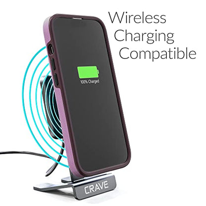 Crave Dual Guard for iPhone 14 Pro, Shockproof Protection Dual Layer Case for Apple iPhone 14 Pro (6.1") - Lilac - color: Lilac