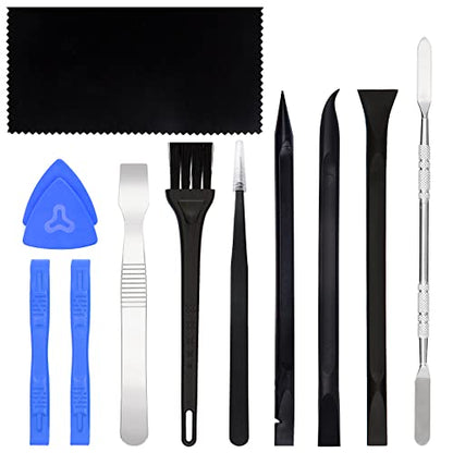 STREBITO Spudger Pry Tool Kit 12 Piece Opening Tools, Metal Spudger Tool - size: 12 in 1
