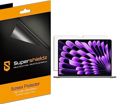 Supershieldz (3 Pack) Anti-Glare (Matte) Screen Protector Designed for Macbook Air 15 inch (M5/M4/M3/M2 Chip, 2023-2026)