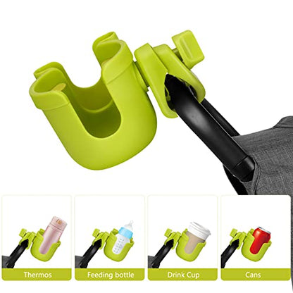 Suranew Cup Holder with Phone for Walker Wheelchair Stroller Black - color: Green