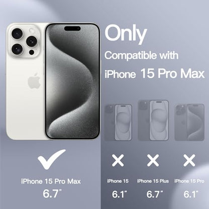 JETech Silicone Case for iPhone 15 Pro Max, White | Silky Soft Touch, Shockproof Protection, Scratch Resistant, Microfiber Lining - color: White, size: iPhone 15 Pro Max