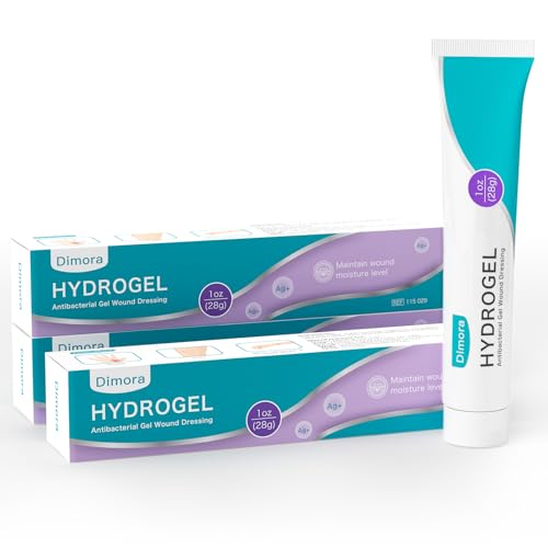 Dimora Silver Hydrogel Gel Wound Dressing-3 Packs 3oz (28gx3), Silver Hydrogel First Aid Ointment for Soothing & Wound Healing, Silver Hydrogel Care for Minor Abrasions, Cuts, Lacerations and Scalds. - size: Hydrogel Ag+ Gel 3oz