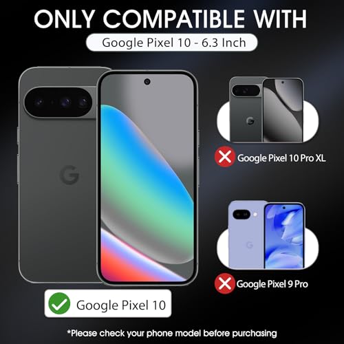 3 Pack TPU Privacy Screen Protector for Google Pixel 10 6.3" - size: Google Pixel 10