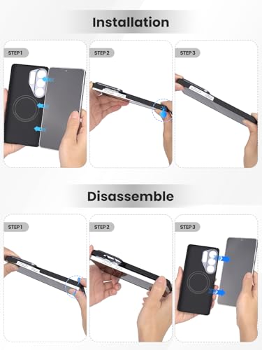 Magnetic Ultra Thin 600D Aramid Fiber Case for Samsung Galaxy S26 Ultra | Woven Aramid Fiber, ultra-thin Caseless Feel, compatible with MagSafe,wireless charging friendly, slim fit,Matte Black Twill