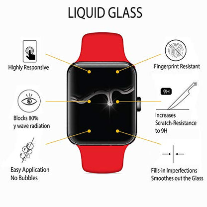 Liquid Glass Screen Protector With $150 Coverage for Apple Watch All Series