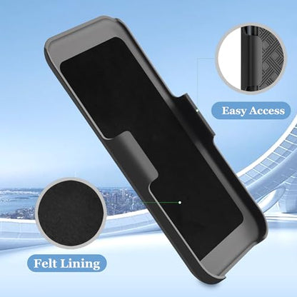 Fingic for Samsung Galaxy S25/ S24 Case Belt Clip Holster Kickstand Slim | Combo Shell with Swivel Holster Rugged Shockproof Antiscratch Full Body Protective for Galaxy S25 2025/S24 2024 (6.2"), Black - size: For Samsung Galaxy S25(6.2 inch 2025）