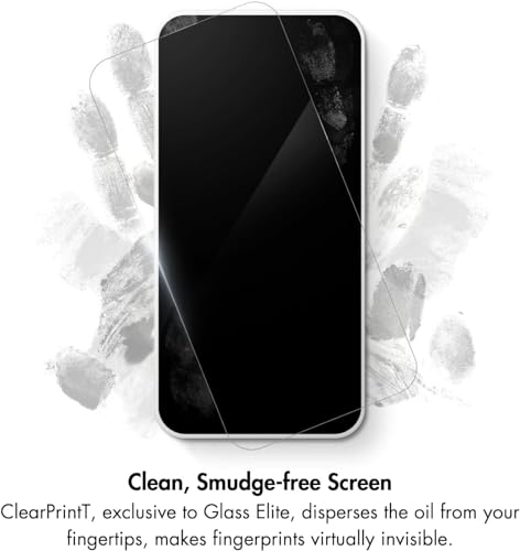 ZAGG InvisibleShield Glass Privacy Screen Protector for iPhone 13, iPhone 13 Pro, and iPhone 14 – 3X Impact and Scratch Protection, Tempered Glass, Smudge-Free, Two-way Privacy, Clear