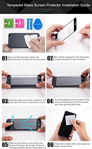 for Nokia c210 Phone Case with Glass Screen Protector, 360° Rotatable Ring Holder Magnetic Kickstand/Stand Silicone TPU Shockproof Protective Cover Case for Nokia Nokia c210 - Black
