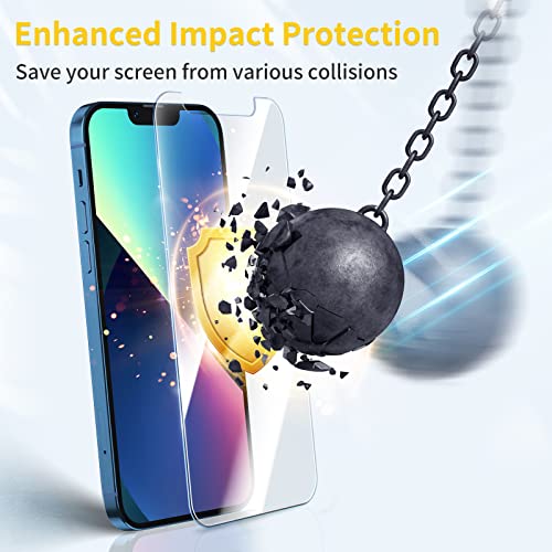 UNBREAKcable 3-Pack Screen Protector for iPhone 13 mini Tempered Glass - size: iPhone 13 mini