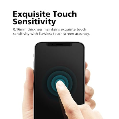 For iPhone 17e/iPhone 16e [Upgraded 27°] Privacy Screen Protector [2 PACK][High Touch Sensitivity][Anti-Spy PET Film][Dust-Free & Bubble-Free Easy Installation with Alignment Jig][Scratch-Resistant] - size: iPhone 17e/16e