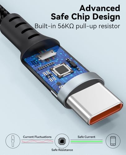 20 FT USB C Cable Long, 18W Fast Charging USB A to USB-C Charge Cord 20Foot - size: 20 Feet