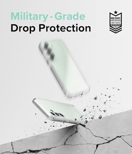Ringke for Samsung Galaxy S23 FE Case [Fusion Matte Clear] | Oil & Dirt Resistant, Anti-Fingerprint Technology Prevents Oily Smudges, Frosted Coating Feels Velvety Soft - size: Galaxy S23 FE