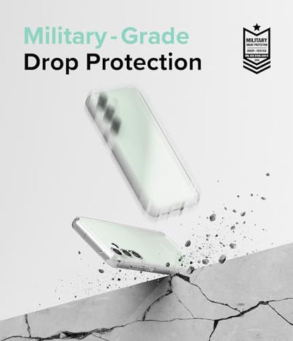 Ringke for Samsung Galaxy S23 FE Case [Fusion Matte Clear] | Oil & Dirt Resistant, Anti-Fingerprint Technology Prevents Oily Smudges, Frosted Coating Feels Velvety Soft - size: Galaxy S23 FE