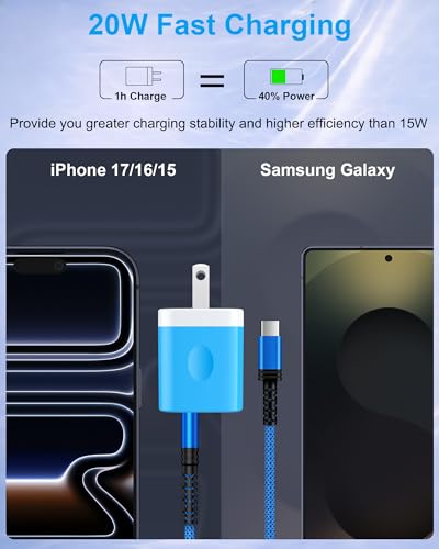 3FT USB A to USB C Car Play Charger Cord, iPhone 17 Fast Car Charging Cable - size: 3FT