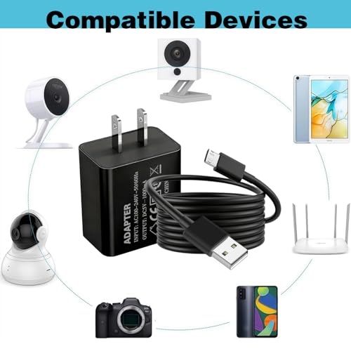 Micro USB Charger for Old Samsung S7 Edge 5V 1A USB Charging Block Micro-USB Cable 6FT Compatible Samsung Galaxy S7 Mini S6 Edge Plus S5 S4 S3 S2 S F Note 5 4 3 2 N7000 N7100 A7 A6 A6+ A5 A3 J7 J5 J3 - color: 2 × (5v1a black+micro usb cable)