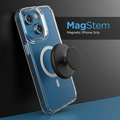 ENCASED Magnetic Phone Grip - Designed for MagSafe, iPhone 16/15 Pro Max and iPhone 14/13/12 Cases and Accessories (2-in-1 Holder + Kickstand)