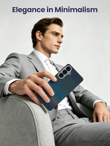 Magnetic Ultra Thin 600D Aramid Fiber Case for Samsung Galaxy S26 Plus | Woven Aramid Fiber, ultra-thin Caseless Feel, compatible with MagSafe,wireless charging friendly, slim fit,Sunrise Blue - color: Sunrise Blue