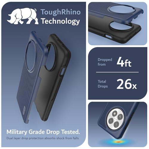 TUDIA MergeGrip for OnePlus 13 Case 5G (2025) - [Military Grade Drop Tested] Dual Layer Shockproof Slim Heavy Duty Tough Cover Phone Cases - Indigo Blue - color: Indigo Blue, size: Basic